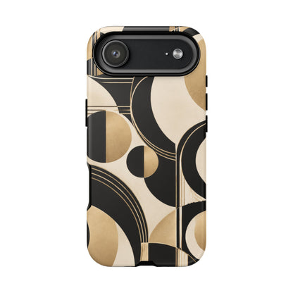 Pearl Orbit iPhone Tough Case | art deco