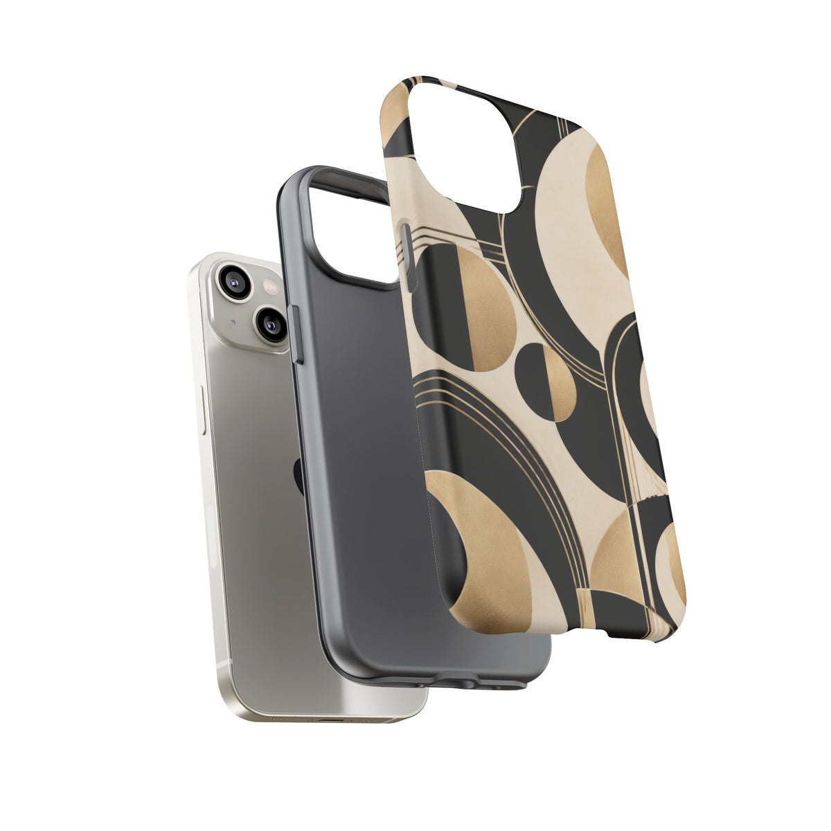 Pearl Orbit iPhone Tough Case | art deco