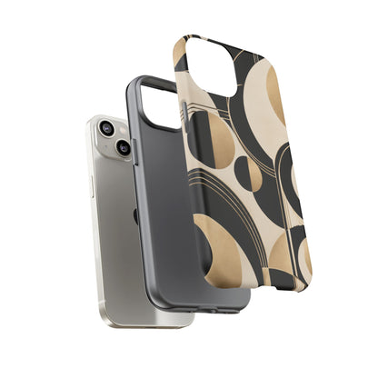 Pearl Orbit iPhone Tough Case | art deco