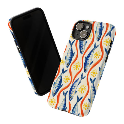 Sardine Social iPhone Tough Case | sardine print