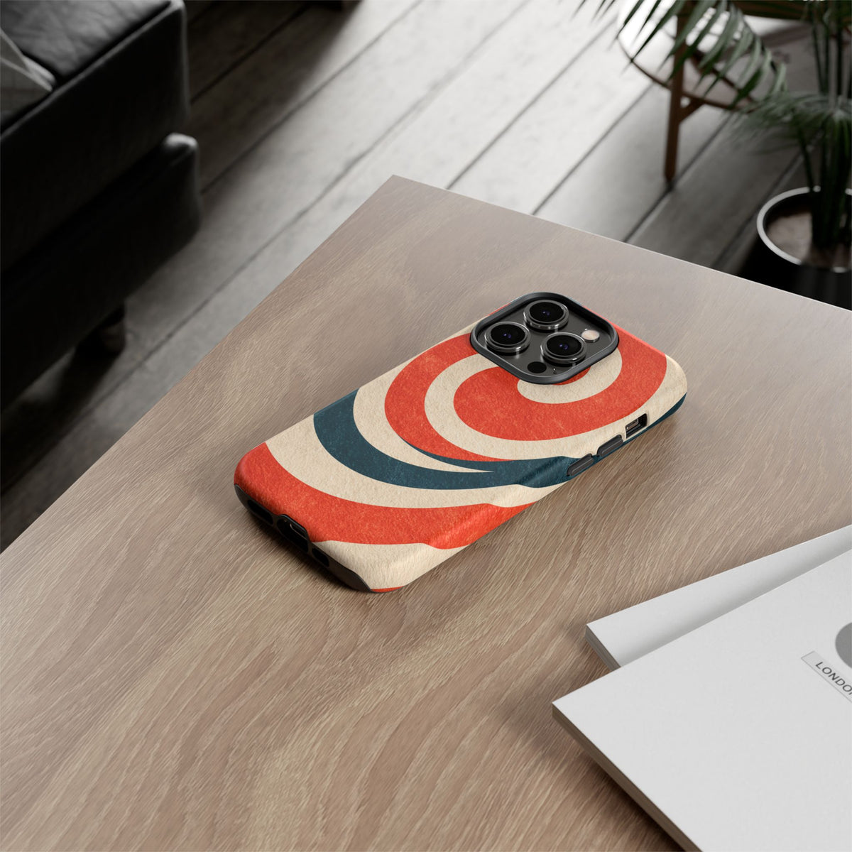 Ember Spiral iPhone Tough Phone Case
