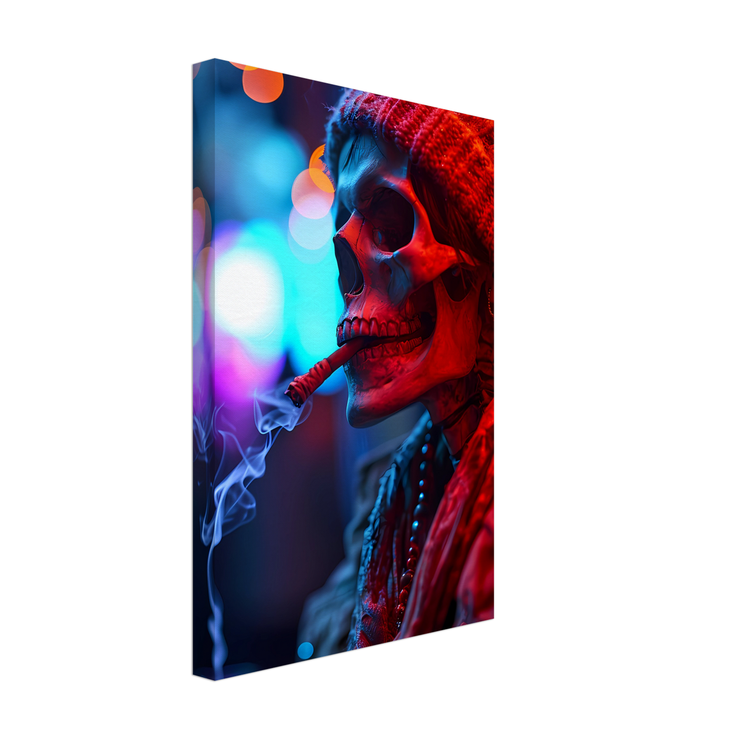 Canvas Wall Art - Neon Eternal Nights