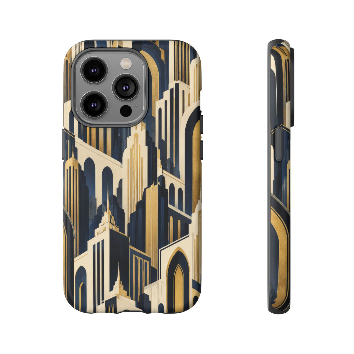 Midnight Metropolis iPhone Tough Case | art deco