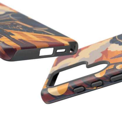 Travel by Train — Night Departure Samsung Galaxy Tough Case | train travel