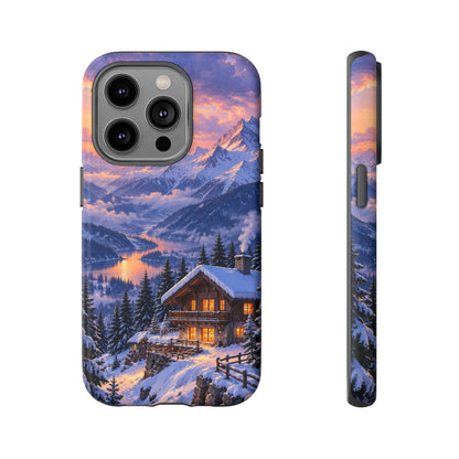 Alpine Hearth iPhone Tough Case | winter cabin