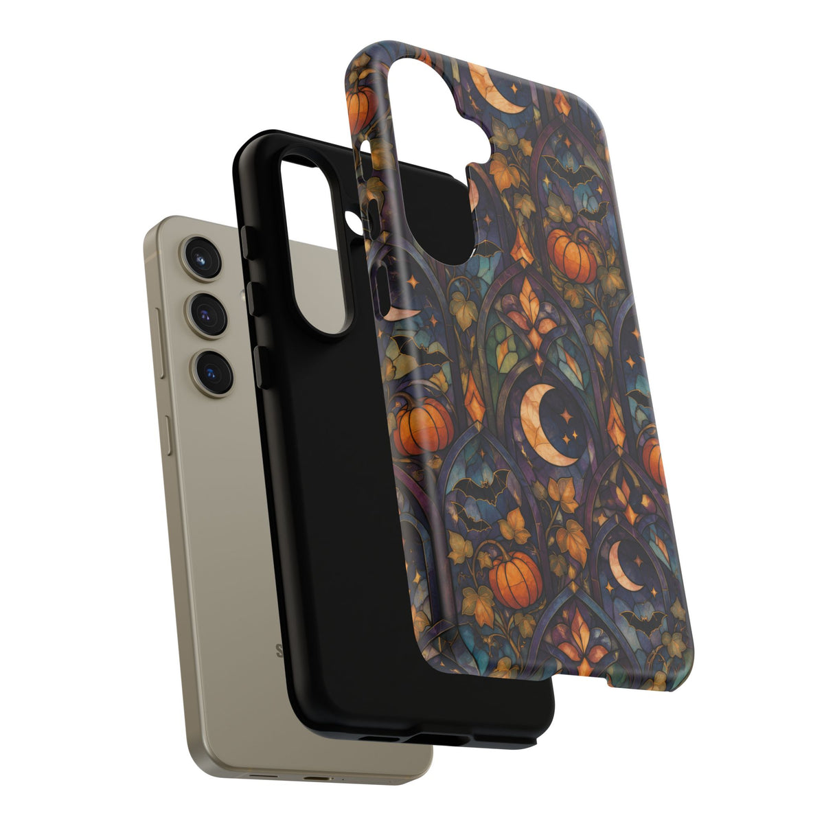 Amber Moon Window Samsung Galaxy Tough Case | celestial halloween