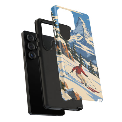 Swiss Skiing — Downhill Arc Samsung Galaxy Tough Case