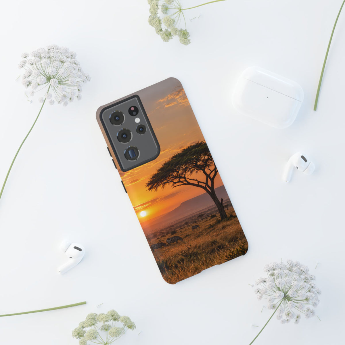 Amber Acacia Samsung Galaxy Tough Case | african sunset