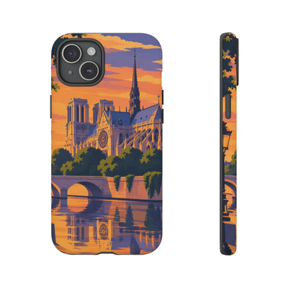 Notre Dame — Cathedral Twilight iPhone Tough Case