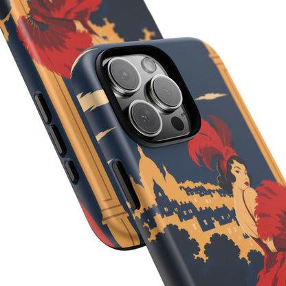 Moulin Rouge Dancer — Velvet Encore iPhone Tough Case | cabaret dancer