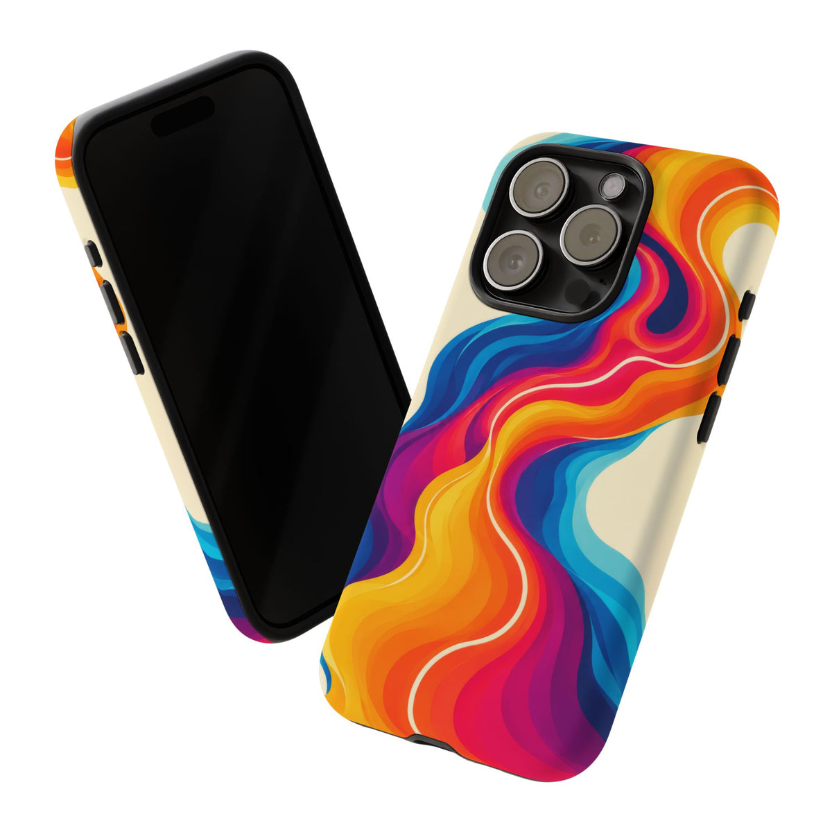 Electric Tide iPhone Tough Case | psychedelic wave