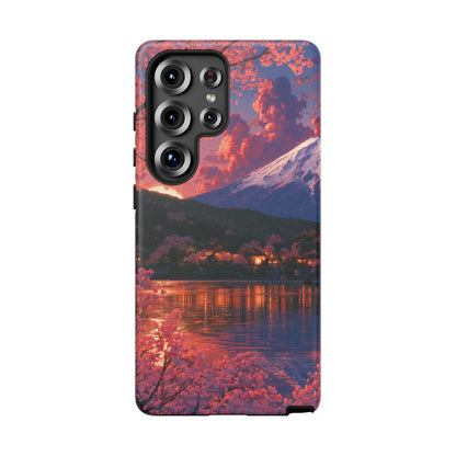 Sakura Lakeside Village Samsung Galaxy Tough Phone Case