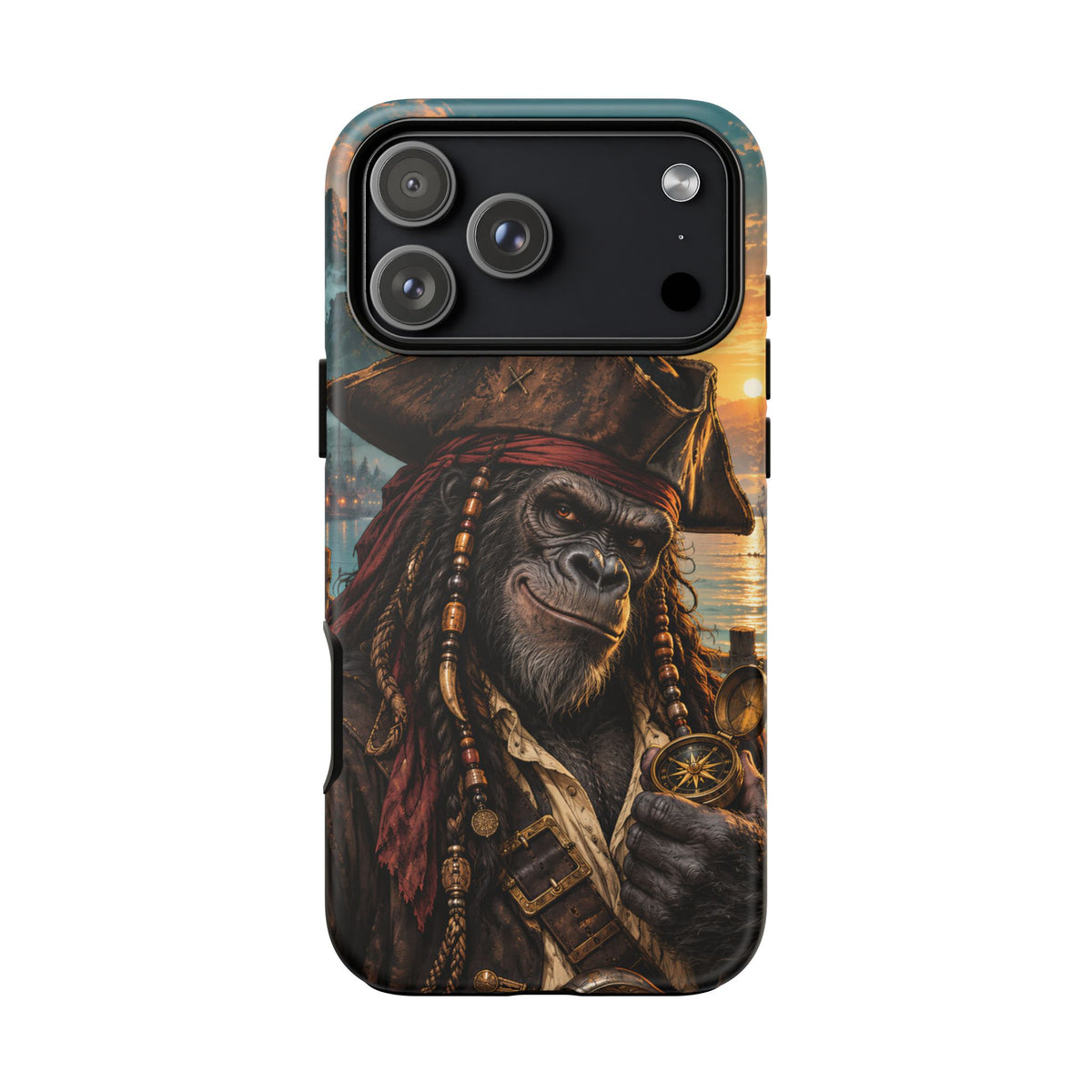 Pirate Gorilla iPhone Tough Case | Captain Silverback