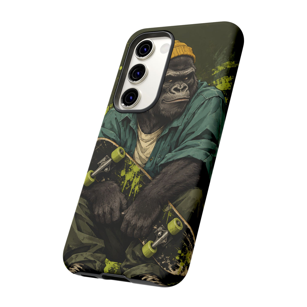 Concrete Jungle Samsung Galaxy Tough Case | Skater Gorilla Illustration