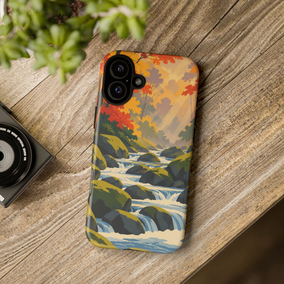 Great Smoky Mountains — Autumn Creek iPhone Tough Case
