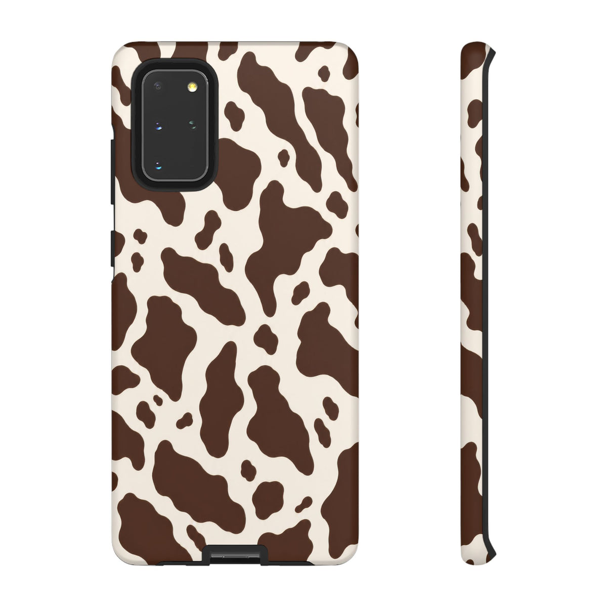 Cocoa Ranch Samsung Galaxy Tough Case | Brown Cow Print