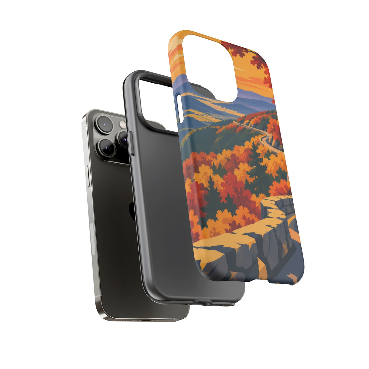 Skyline Drive — Overlook Gold iPhone Tough Case