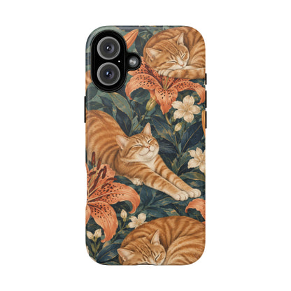 Tiger Lily Tabby iPhone Tough Case | tabby cats