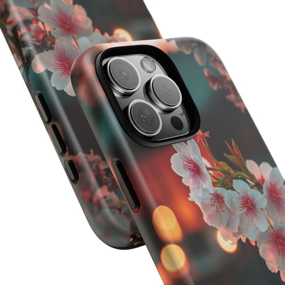 Kyoto Blossom Lanterns iPhone Tough Phone Case