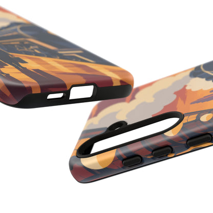 Travel by Train — Night Departure Samsung Galaxy Tough Case | train travel