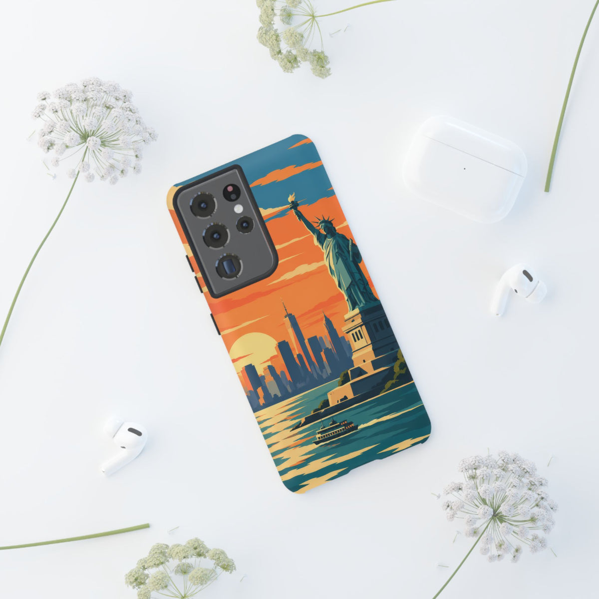 New York City — Harbor Liberty Samsung Galaxy Tough Case