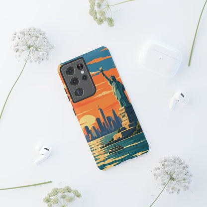 New York City — Harbor Liberty Samsung Galaxy Tough Case