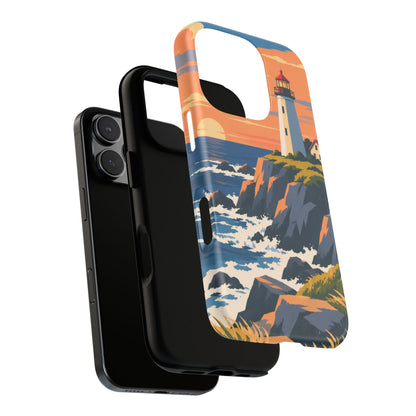 Lighthouse — Atlantic Beacon iPhone Tough Case