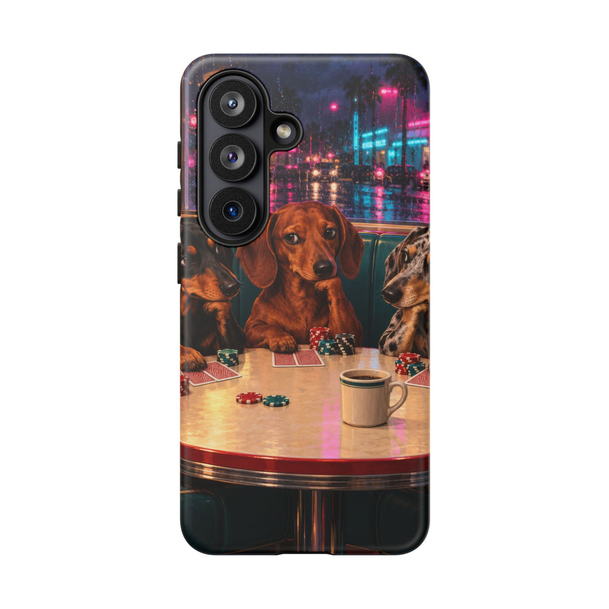 All-Night Aces Samsung Galaxy Tough Case | dachshund poker