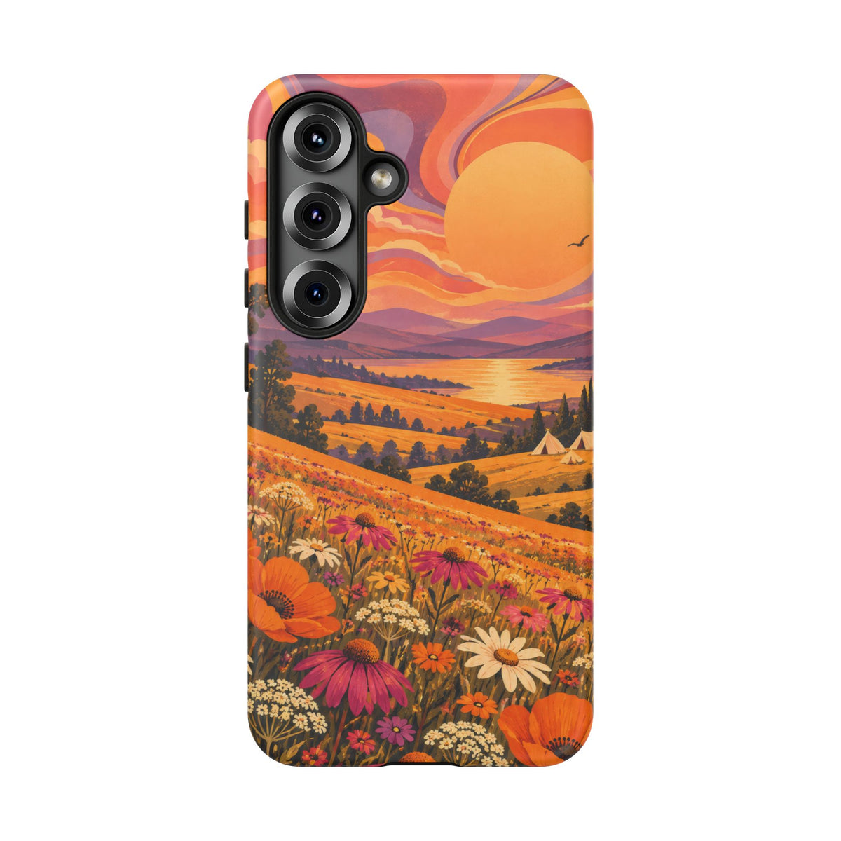 Golden Field Reverie Samsung Galaxy Tough Case | sixties festival
