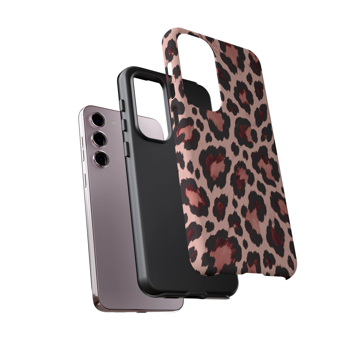 Wild Burgundy Samsung Galaxy Tough Case | leopard print