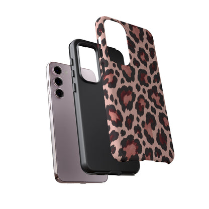 Wild Burgundy Samsung Galaxy Tough Case | leopard print