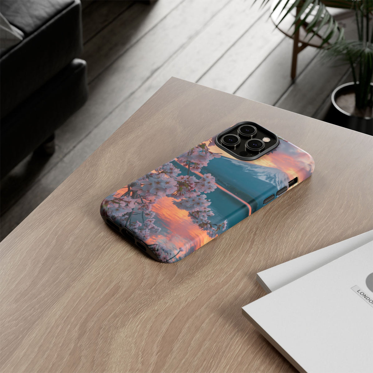 Fuji Petal Reflection iPhone Tough Phone Case