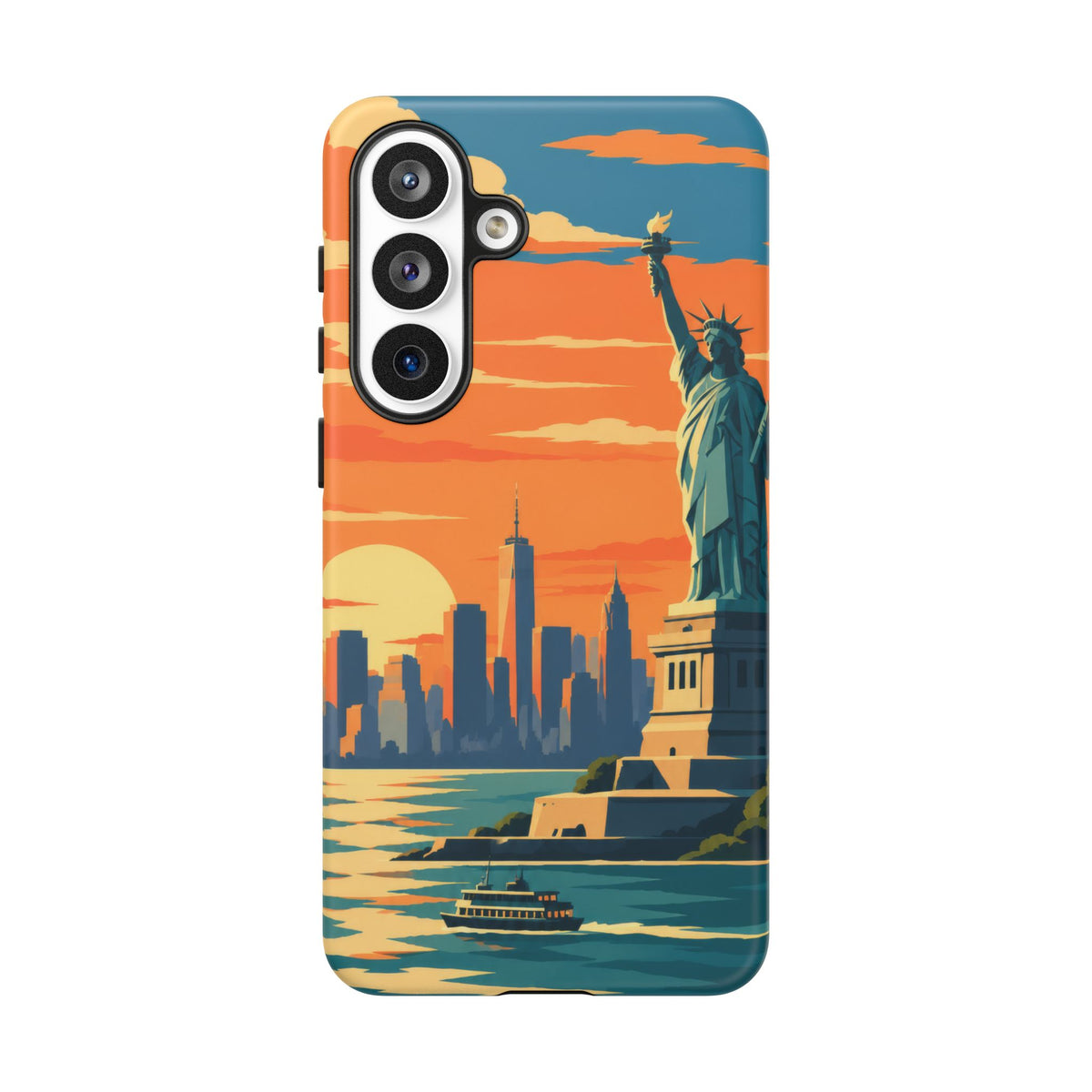 New York City — Harbor Liberty Samsung Galaxy Tough Case