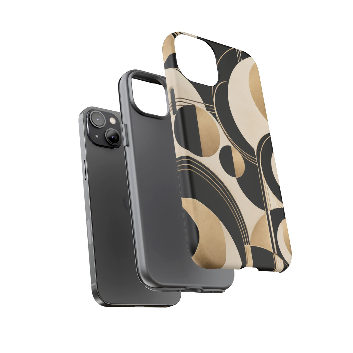 Pearl Orbit iPhone Tough Case | art deco
