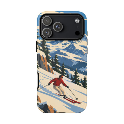 Swiss Skiing — Downhill Arc iPhone Tough Case