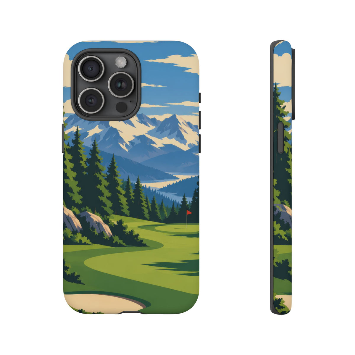 Mountain Golf — Alpine Fairway iPhone Tough Case