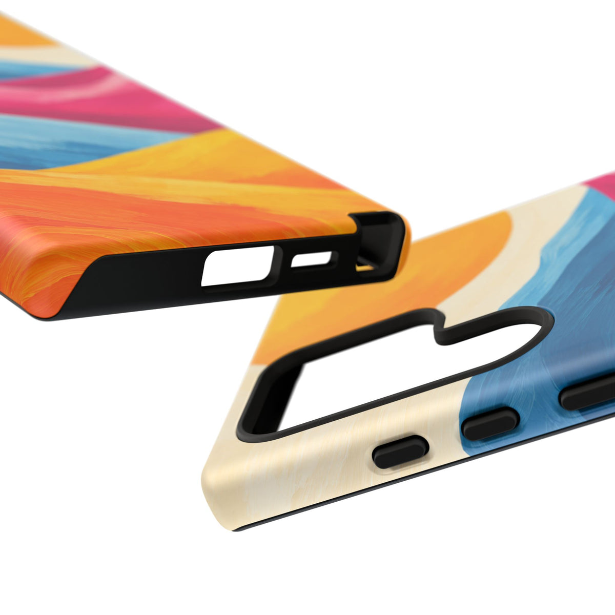 Golden Drift Samsung Galaxy Tough Case | colorful hills