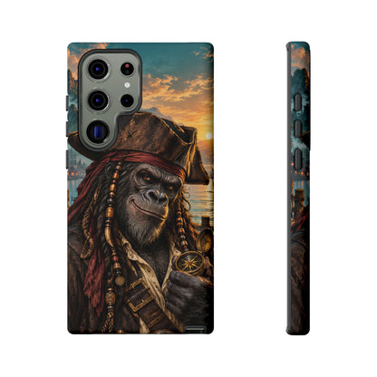 Pirate Gorilla Samsung Galaxy Tough Case | Captain Silverback