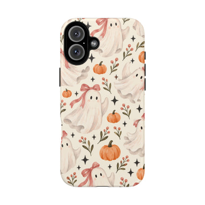 Blush Boo Social iPhone Tough Case | cute ghost