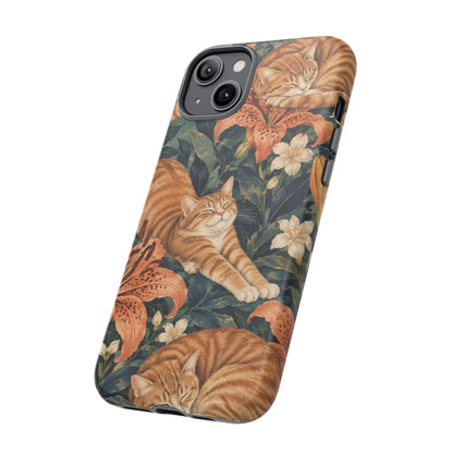 Tiger Lily Tabby iPhone Tough Case | tabby cats