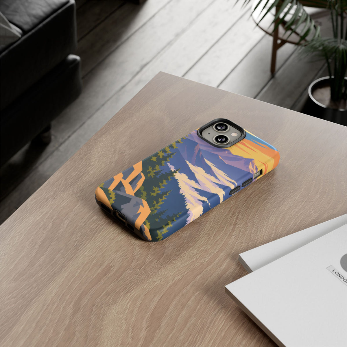 Misty Mountains — Amethyst Pass iPhone Tough Case