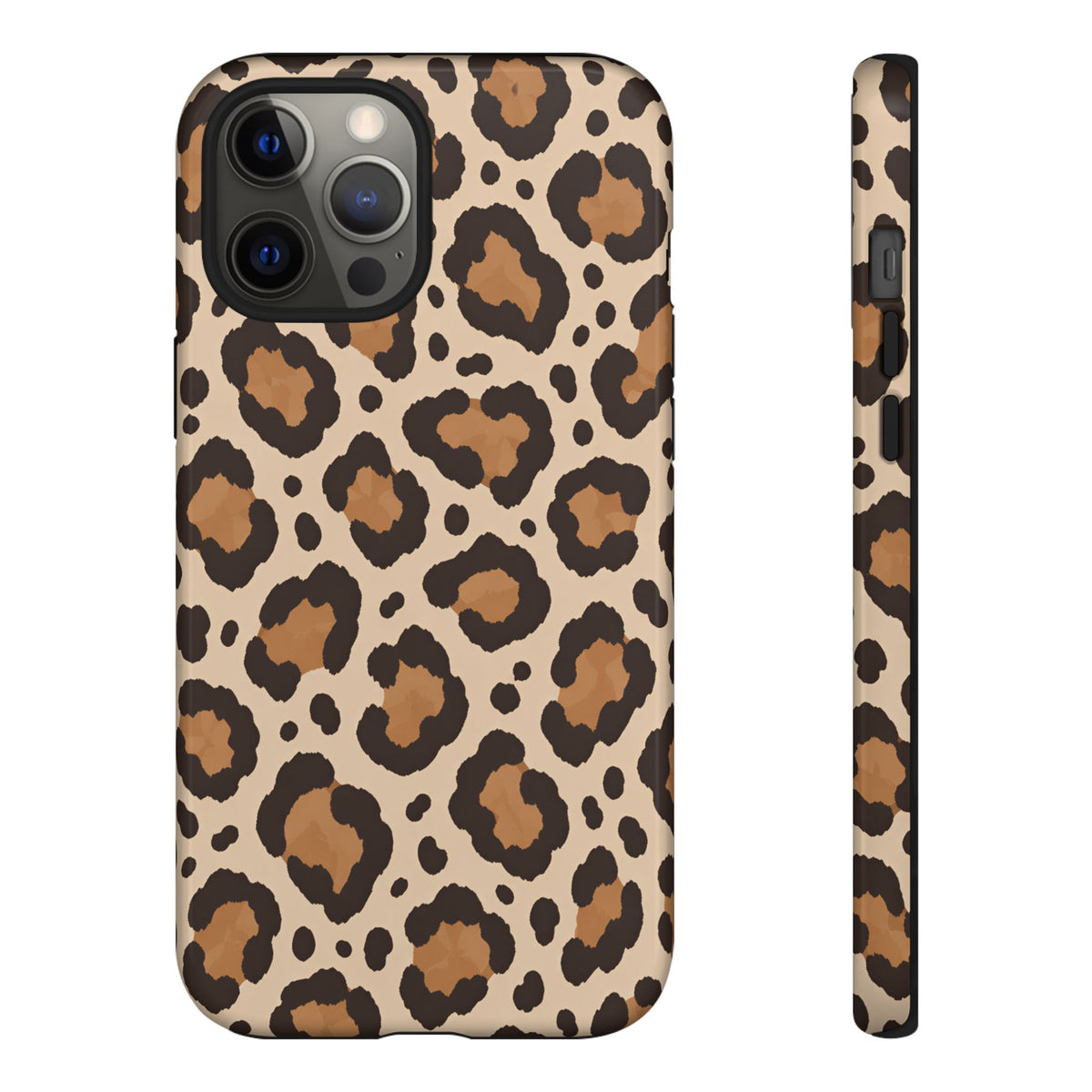 Leopard Print iPhone Tough Case | Cocoa Wildcat