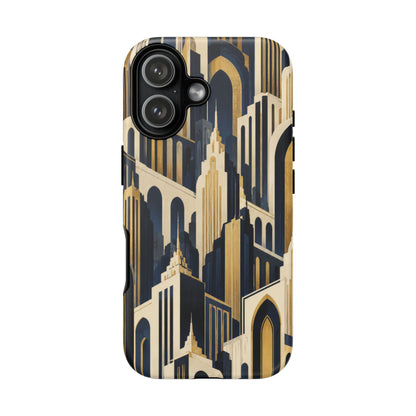 Midnight Metropolis iPhone Tough Case | art deco