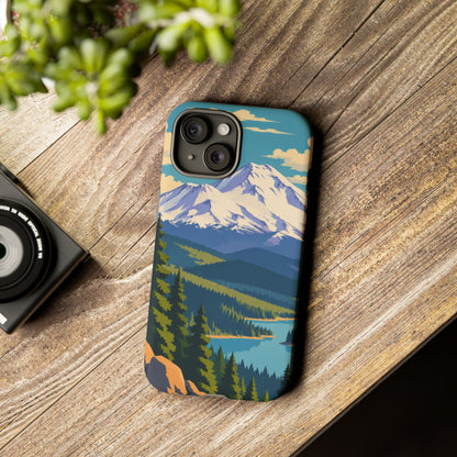 Mount Shasta — Snowlight iPhone Tough Case