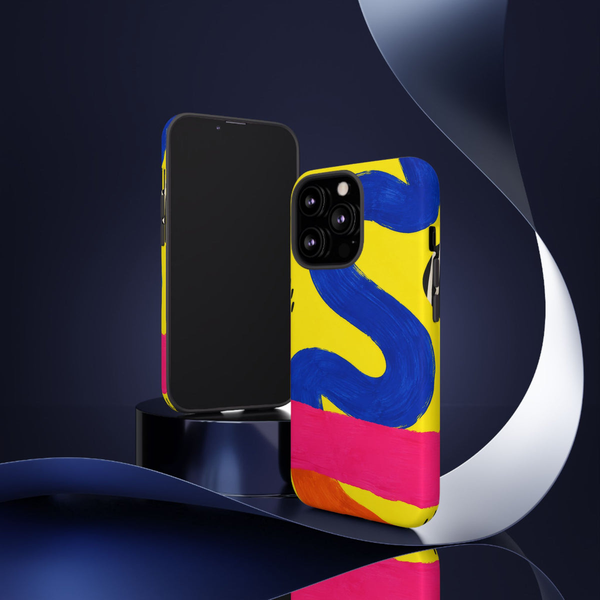 Offbeat iPhone Tough Case | Abstract Color Block Art