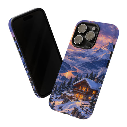 Alpine Hearth iPhone Tough Case | winter cabin