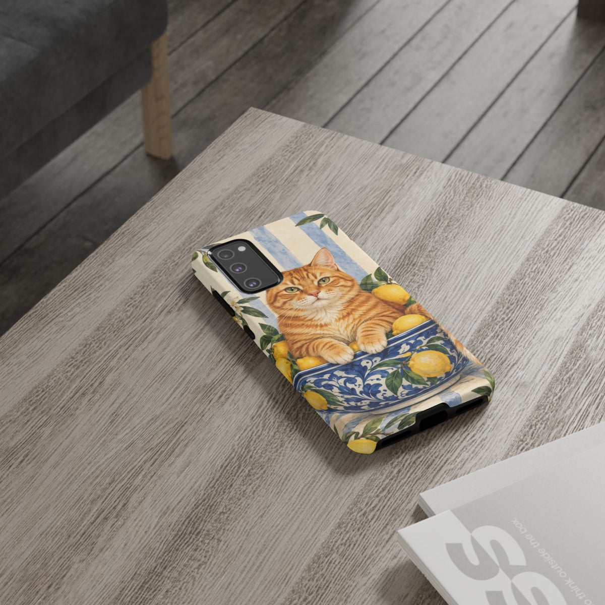 Citrus Inspector Samsung Galaxy Tough Case | ginger cat