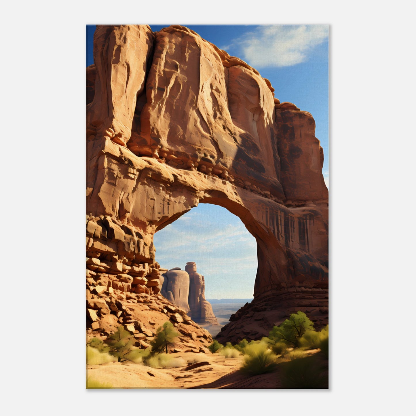 Canvas Wall Art - Majestic Desert Archway