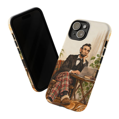 Abe from Home iPhone Tough Case | lincoln work from home