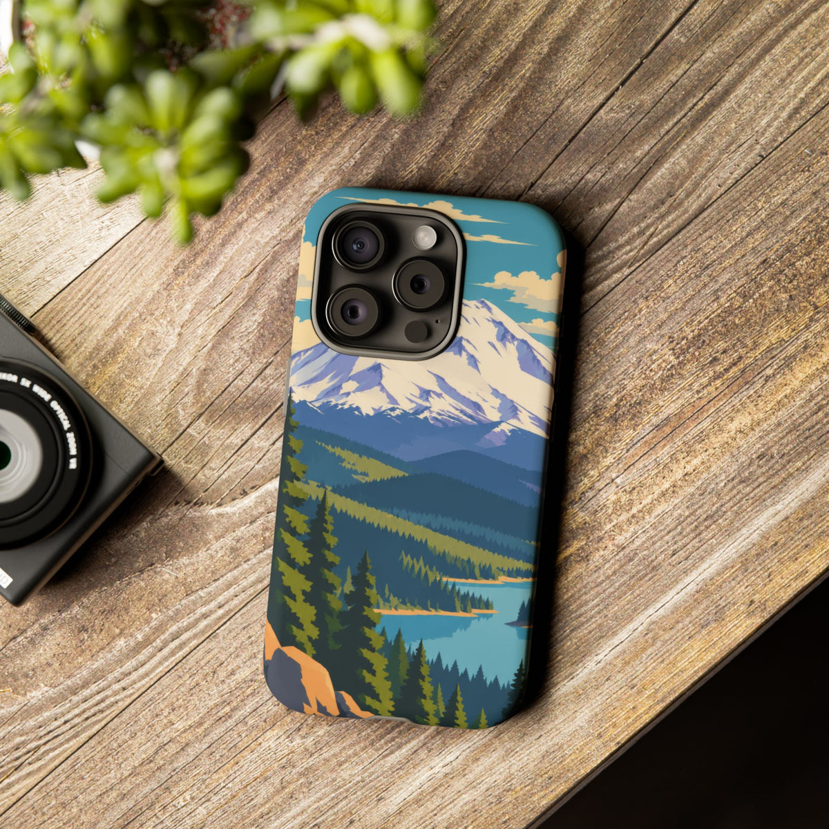 Mount Shasta — Snowlight iPhone Tough Case